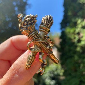 VTG MMA Metropolitan Museum of Art Torch & Quiver BROOCH